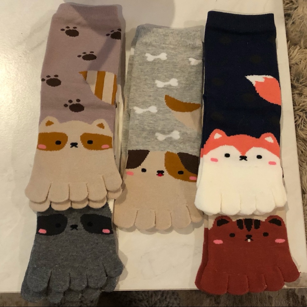 Kids Toe Socks- 5 pack